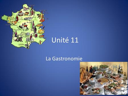 Unité 11 La Gastronomie. une cuisinière une poêle.