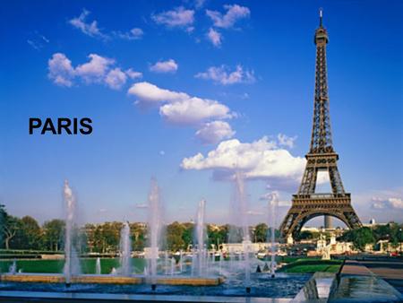 PARIS. Nous avons décidé d’aller à Paris parce que nous avons vu le film Le Da Vinci code qui se déroule à Paris. 1.000 km nous séparent de Paris Nous.