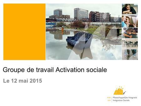 Groupe de travail Activation sociale Le 12 mai 2015.