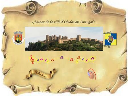 Château de la ville d’Obidos au Portugal ! L’origine du château est attribuée aux romains, bien qu’il soit probable qu’il ait été construit sur des.