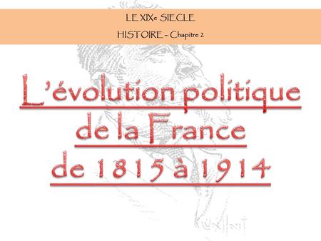 L’évolution politique de la France