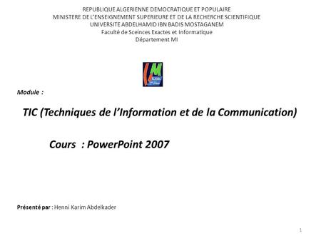 TIC (Techniques de l’Information et de la Communication)
