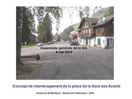 Commune de Montreux - Service de l’urbanisme – 2015