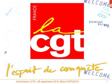 Commission CITA, 29 septembre 2010, Bilan CAPN20101.