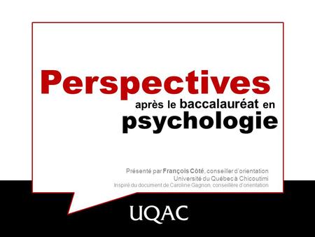 Perspectives psychologie après le baccalauréat en