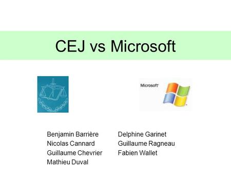 CEJ vs Microsoft.