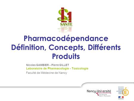 Pharmacodépendance Définition, Concepts, Différents Produits