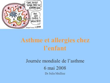 Asthme et allergies chez l’enfant