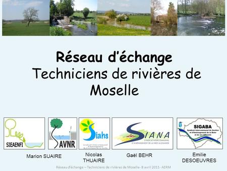 Réseau d’échange Techniciens de rivières de Moselle