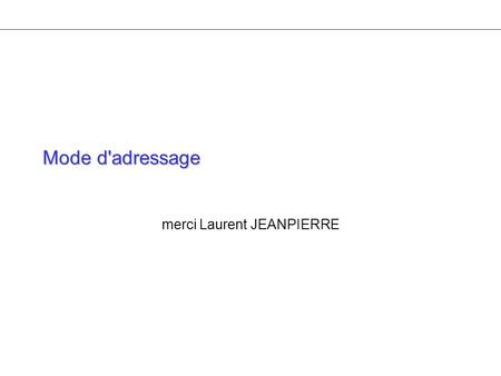 merci Laurent JEANPIERRE