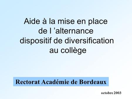 Rectorat Académie de Bordeaux