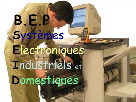 B.E.P Systèmes Electroniques Industriels et Domestiques.
