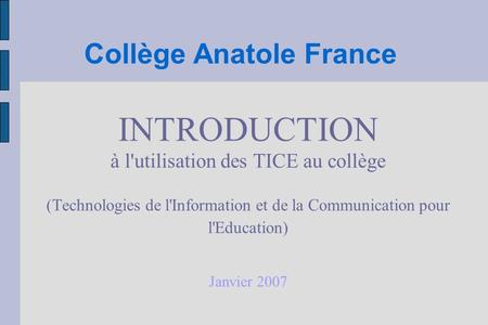Collège Anatole France