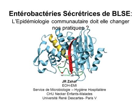 JR Zahar EOH-EMI Service de Microbiologie – Hygiène Hospitalière