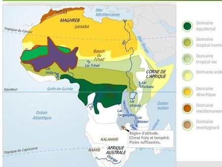 N 1000km MALI GHANA Les limites des empires sahéliens ne correspondent pas aux frontières des Etats actuels qui portent leur nom.