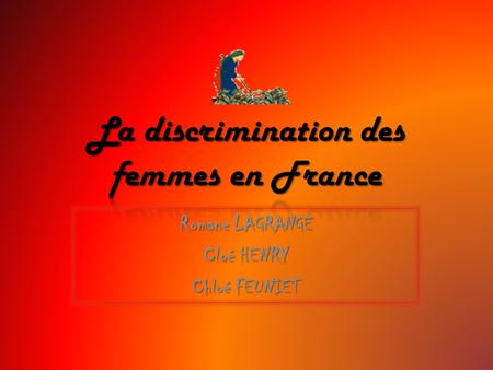 La discrimination des femmes en France