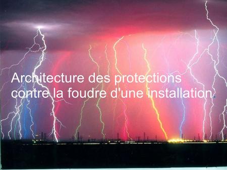Architecture des protections
