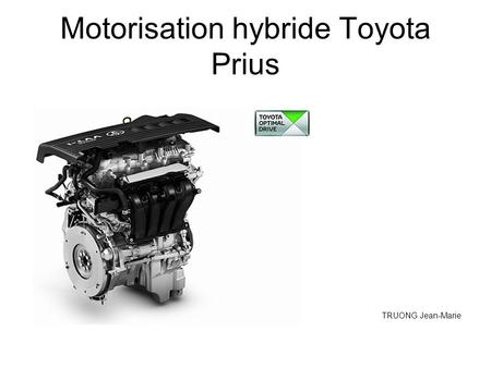 Motorisation hybride Toyota Prius