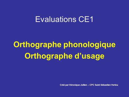 Orthographe phonologique