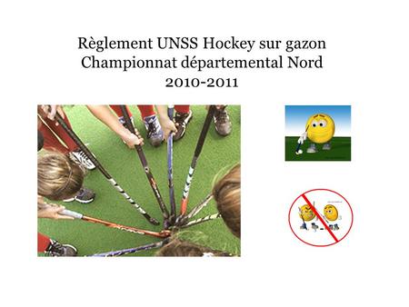 Règlement UNSS Hockey sur gazon Championnat départemental Nord
