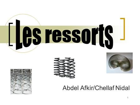 Abdel Afkir/Chellaf Nidal