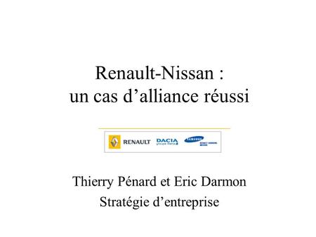 Renault-Nissan : un cas d’alliance réussi