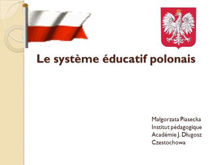 Le système éducatif polonais