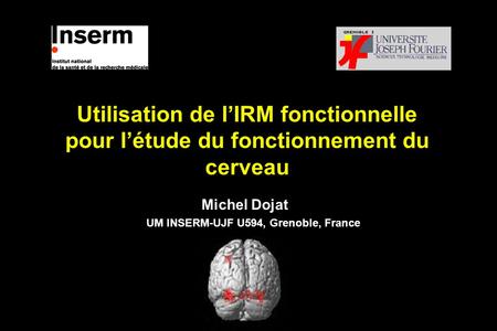 Michel Dojat UM INSERM-UJF U594, Grenoble, France