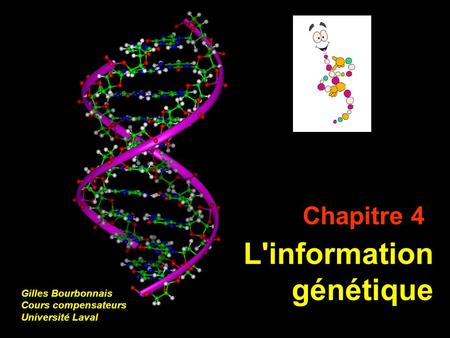 L'information génétique