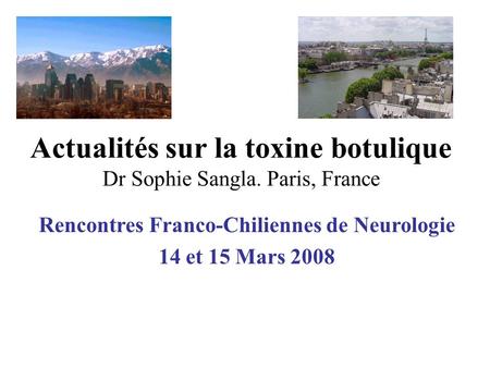 Rencontres Franco-Chiliennes de Neurologie