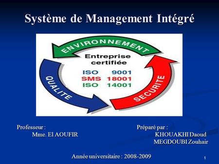 Système de Management Intégré