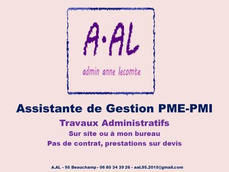 Assistante de Gestion PME-PMI