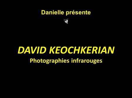 Danielle présente DAVID KEOCHKERIAN Photographies infrarouges.