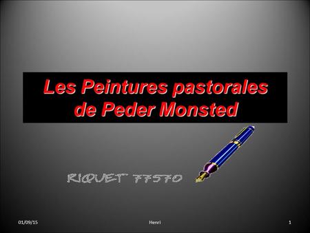Les Peintures pastorales de Peder Monsted