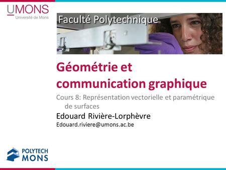 Géométrie et communication graphique