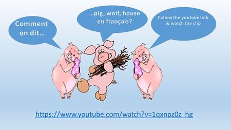 Https://www.youtube.com/watch?v=1qxnpz0z_hg. How can you show your understanding of a story in French? What new words can you learn? What skills and.