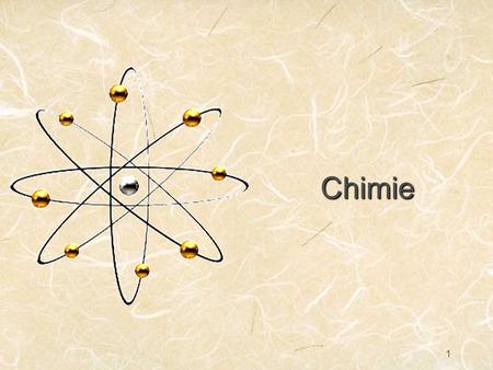 Chimie.