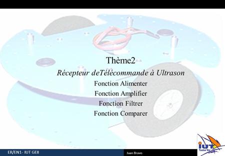 Récepteur deTélécommande à Ultrason