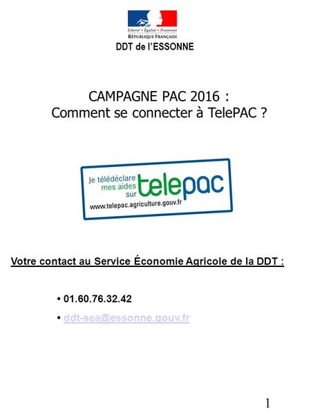Comment se connecter à TelePAC ?