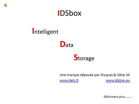Intelligent Data Storage IDSbox