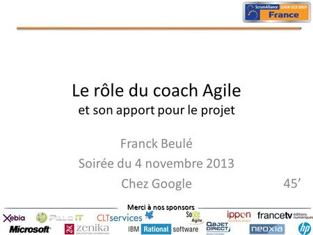 Le rôle du coach Agile et son apport pour le projet