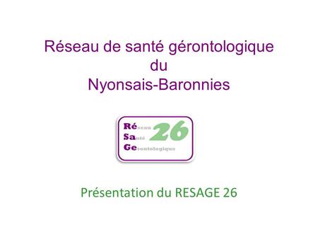 Réseau de santé gérontologique du Nyonsais-Baronnies