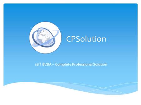 14IT BVBA – Complete Professional Solution