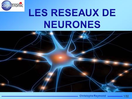 LES RESEAUX DE NEURONES