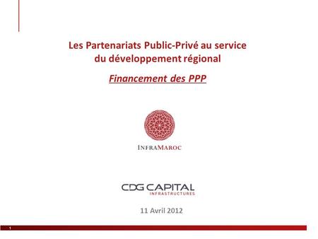 Les Partenariats Public-Privé au service du développement régional