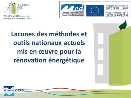 PLAN Méthodes et outils de simulation énergétique utilisés en rénovation Lacunes actuelles et pistes d’amélioration Constat général Conclusion 2/17.