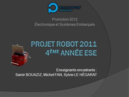 Projet Robot ème année ESE