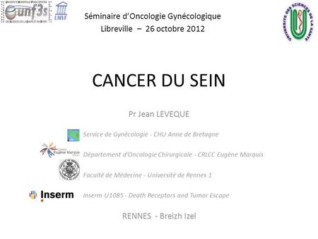 rencontres cancérologie 2012