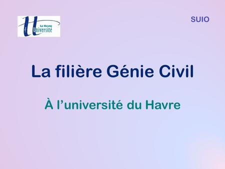 À l’université du Havre