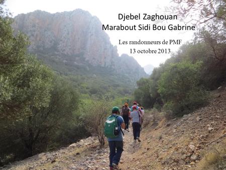 Djebel Zaghouan Marabout Sidi Bou Gabrine